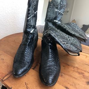 Dan post snake skin boots